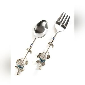 MacKenzie-Childs Blueberry Salad Serving Set